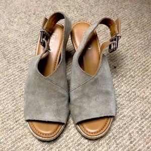 Franco Sarto Suede Wedges